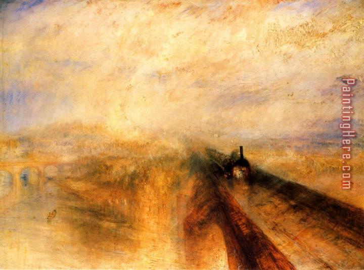 Joseph Mallord William Turner Rain, Steam And Speed The Great Western Railway